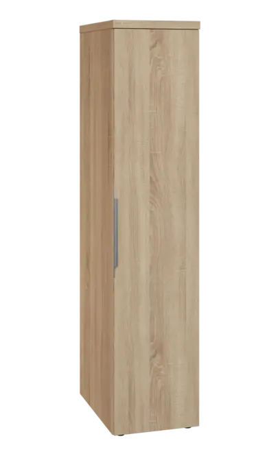 SIST 5 - 42 šatní skříň, 1-dveřová, tyč, pravá, 1820x400x600, dub bardolino